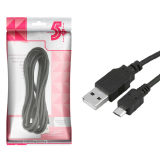 CABO USB 2.0 - USB A MACHO + MICRO USB (V8) 2.0 - 1.8M - PRETO