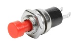 CHAVE PUSH BUTTON N/A PSB-11B VERMELHA 2 TERMINAIS