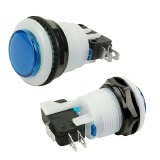 CHAVE PUSH BUTTON PBS-29 FLIPERAMA AZUL