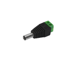 Plug P4 Macho C/ Borne 2.5 / 5.5Mm Parafuso