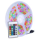 Fita Led 5050 Rgb Com Controlador 5Mtrs