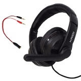 FONE GAMER HEADSET P3 COM ADAPTADOR 2 P2 KAIDI KD-761