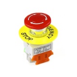 BOTAO DE EMERGENCIA VERMELHO 22mm XB2 LAY37-11ZS