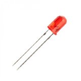 LED DIFUSO VERMELHO 5MM