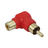 Adaptador Rca Macho 90 Graus X Jack Rca Femea Vm