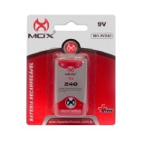 BATERIA RECARREGAVEL 9V MOX 240MAH