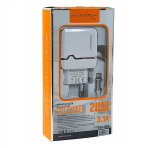 CARREGADOR DE CELULAR HMASTON IPHONE 2USB 3.1A Y33-2