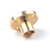 Castanha Flange de Latao Tr8 Passo 8mm