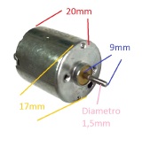 MICRO MOTOR 020-15110 3V 15.000 RPM