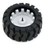 RODA COM PNEU DE BORRACHA 42MM PARA MOTOR N20