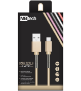 CABO DE DADOS USB MBTECH TIPO-C 1M RESISTENTE MB81156