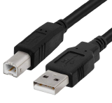 USB AB CABLE 50CM BLACK