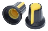 KNOB PARA POTENCIOMETRO WH148 15X17mm AMARELO