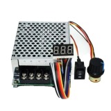 CONTROLADOR PWM 12V 40A COM REVERSAO E DISPLAY CAIXA METALICA